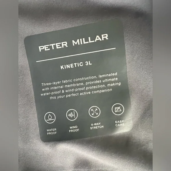 Peter Millar Crown Sport Kinetic 3L Performance Vest XL Navy Excellent Preowned - Picture 9 of 10